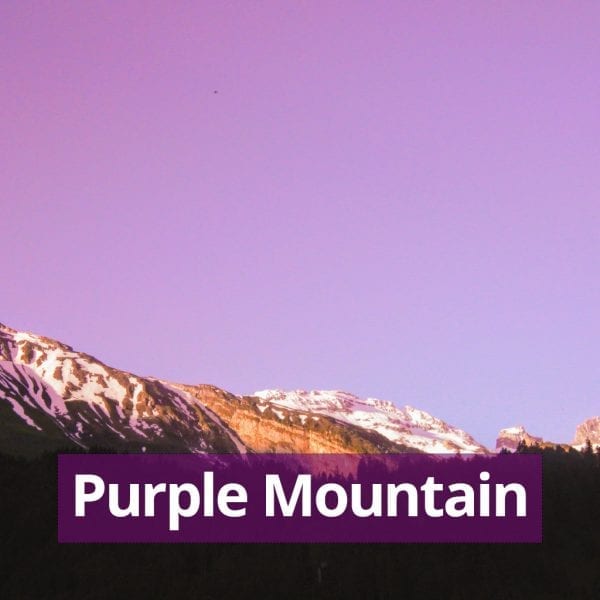 Purple Mountain Meditation Track